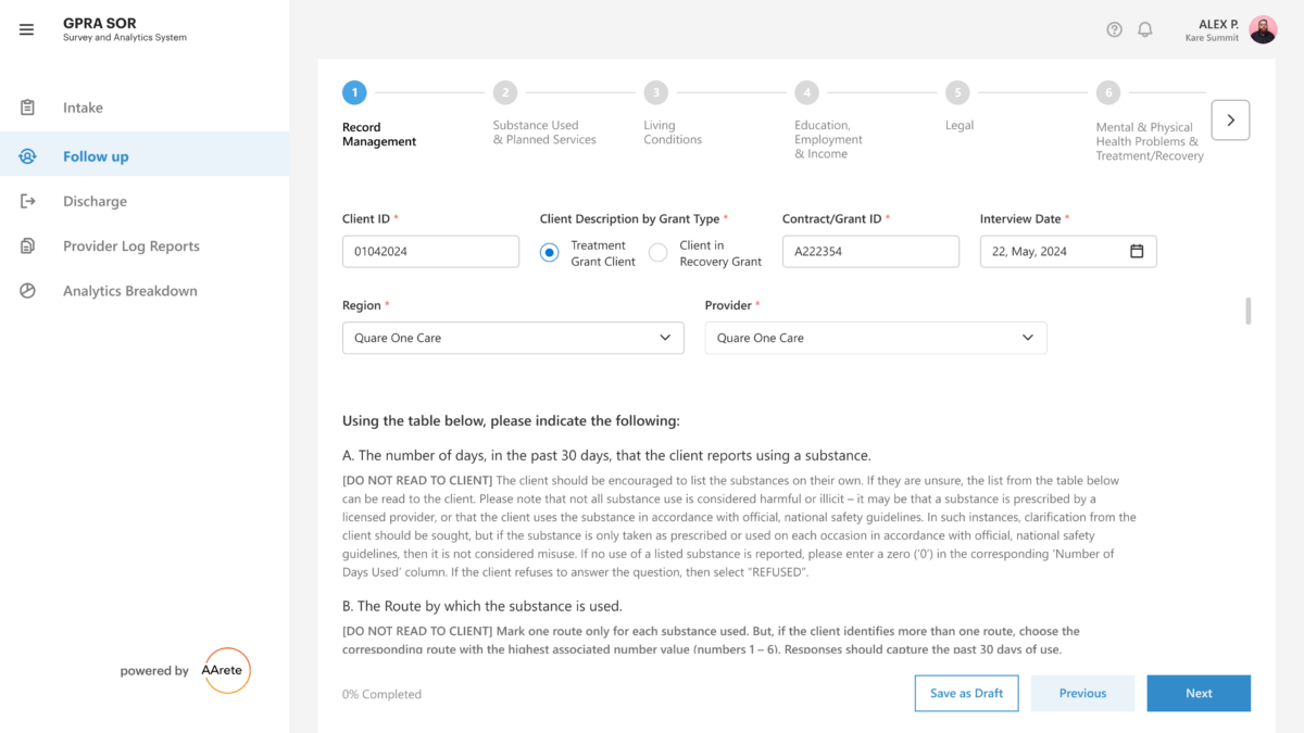 4-2 Follow Up Survey Form Figure 4: Follow-Up Survey Form