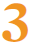 Orange 3³ (three cubed) on a white background, orange glyphs showing the exponent.